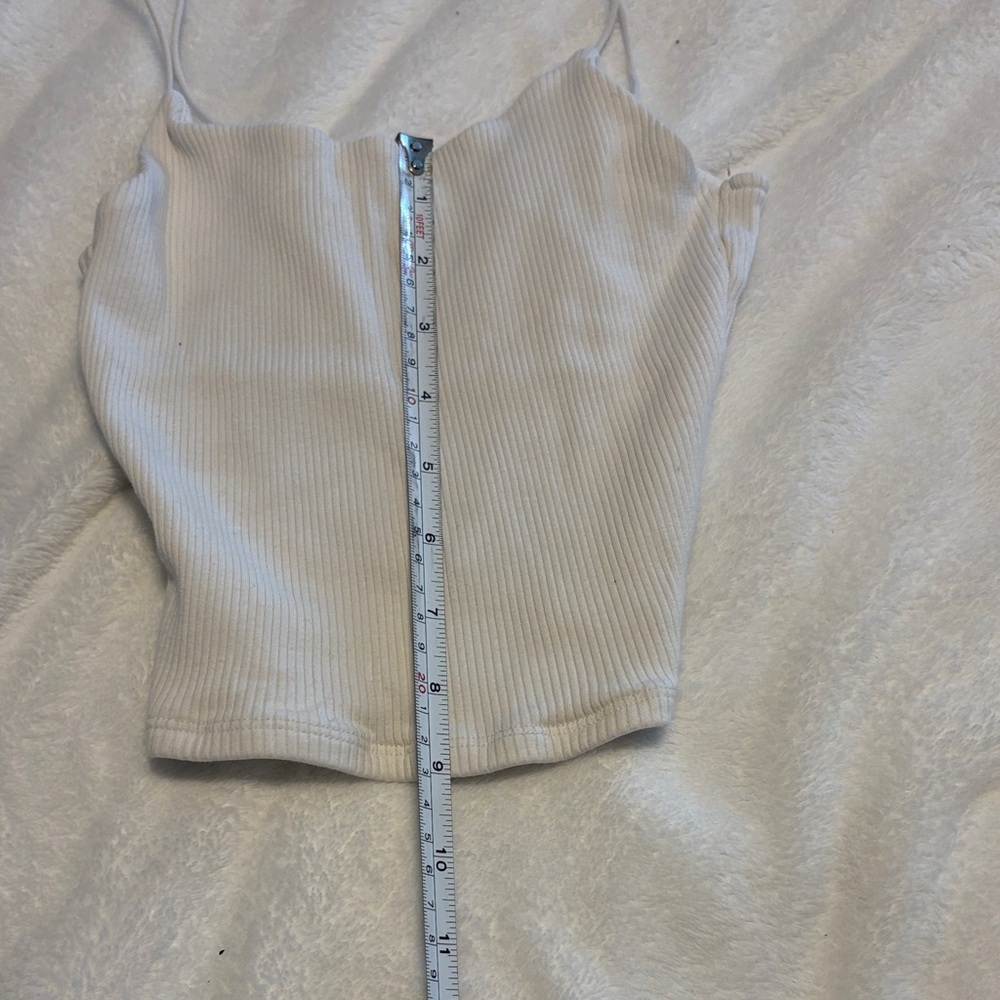 Garage Cream Ribbed Camisole - Picture 3 of 3